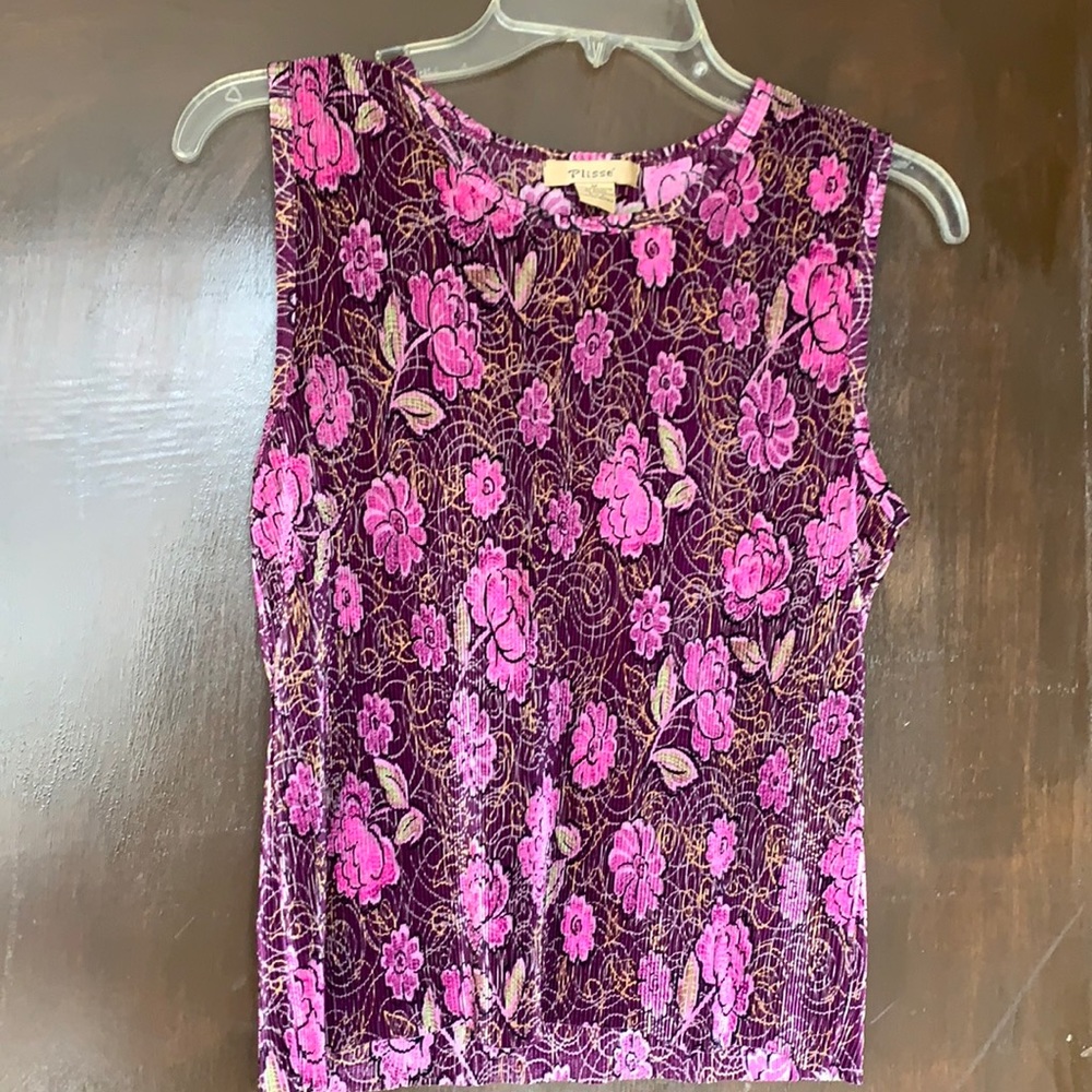 🌸🌸VTG Ribbed polyester top🌸🌸 straight 2001.